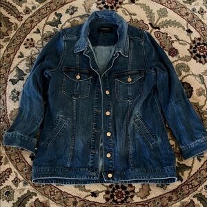 Liverpool Los Angeles Dark Blue Jean Jacket